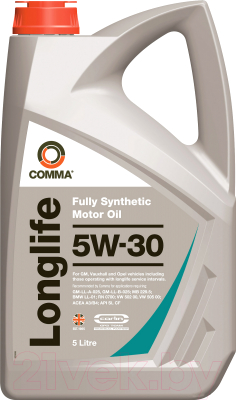 Моторное масло Comma Long Life 5W30 / GML5L - фото