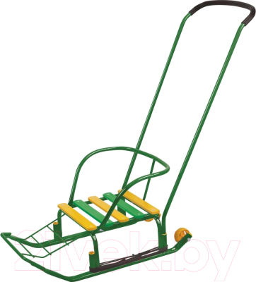 Санки детские Ника Тимка 3К / Т3К/К (зеленый) - фото