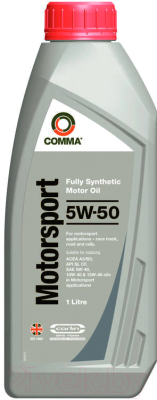 Моторное масло Comma Motorsport 5W50 / MS1L - фото