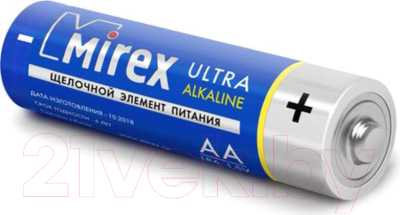 Комплект батареек Mirex R6 (AA) 1.5V / LR6-E4