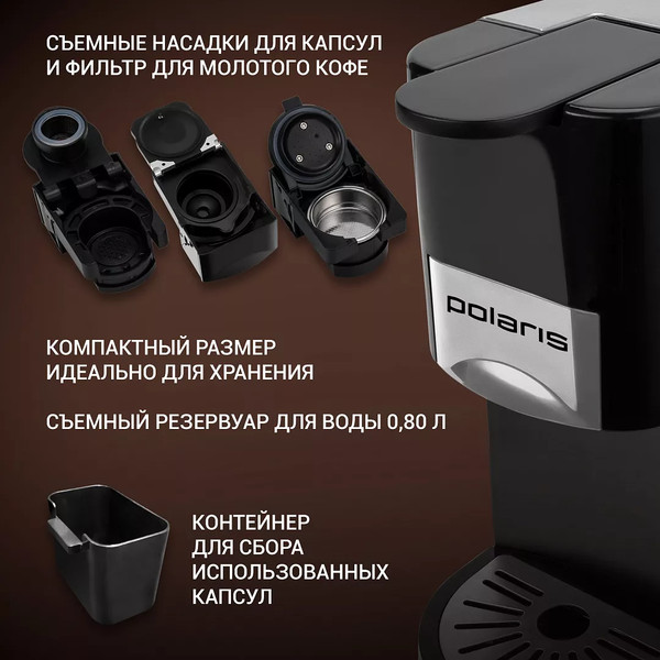 Капсульная кофеварка Polaris PCM 2020