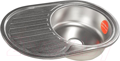 Мойка кухонная Premial 7750 0.8мм (матовый) - фото