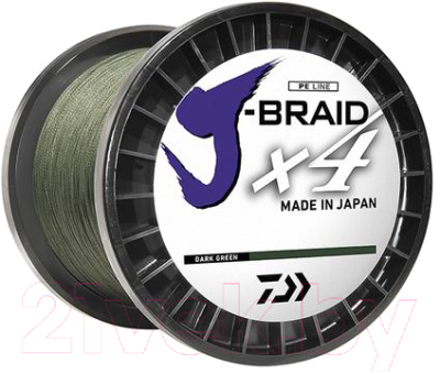 Леска плетеная Daiwa J-Braid X4 0.07мм 135м / 12741-007