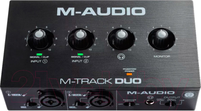 Аудиоинтерфейс M-Audio M-Track Duo - фото