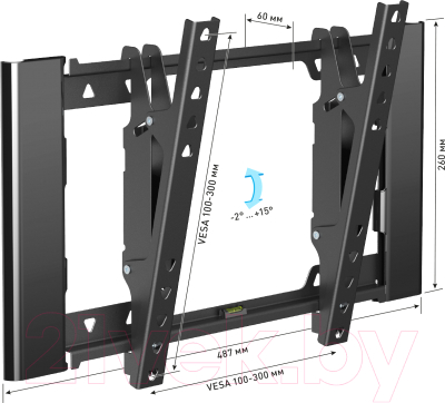 Кронштейн для телевизора Holder T3929-B