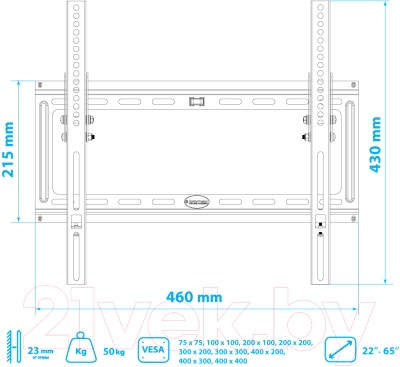 Кронштейн для телевизора Kromax Ideal-4w
