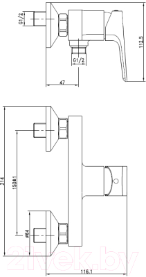 Смеситель Cersanit Nature 63065