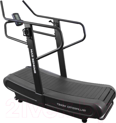 Механическая беговая дорожка Bronze Gym T940M Caterpillar - фото