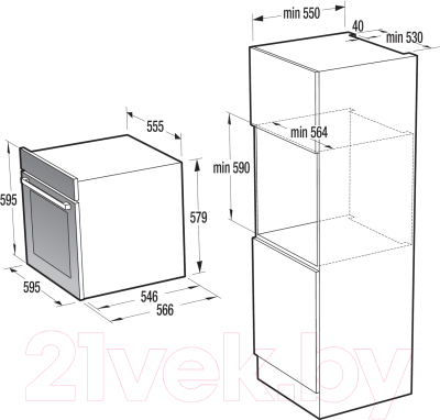 Электрический духовой шкаф Gorenje BOP798S54X