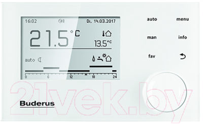 Термостат для климатической техники Buderus Logamatic RC310 / 7738111128 - фото