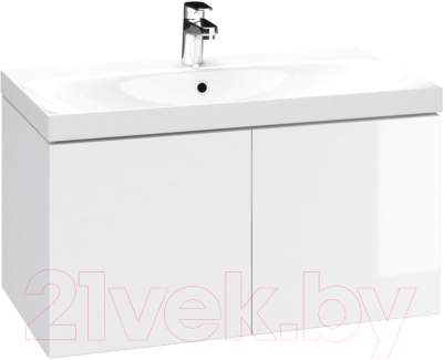 Тумба с умывальником Cersanit Colour 80 + Moduo - фото