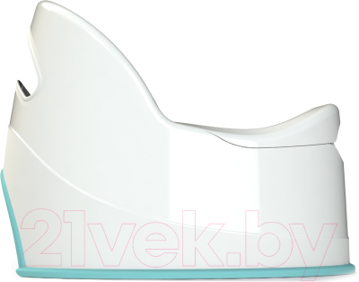 Детский горшок Kidwick Гигант / KW060102 (белый/бирюзовый)