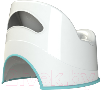 Детский горшок Kidwick Гигант / KW060102 (белый/бирюзовый)