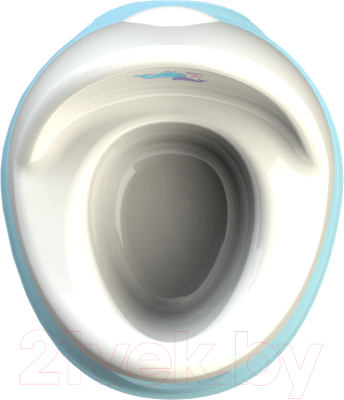 Детский горшок Kidwick Дуэт / KW100204 (голубой/белый)
