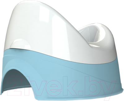 Детский горшок Kidwick Дуэт / KW100204 (голубой/белый)