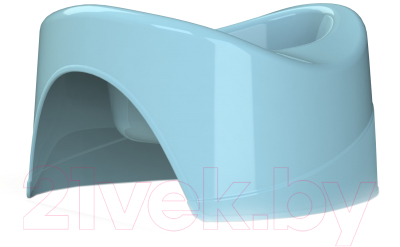 Детский горшок Kidwick Мини / KW010202 (голубой/белый)