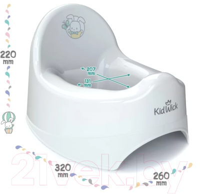 Детский горшок Kidwick Наутилус / KW020104