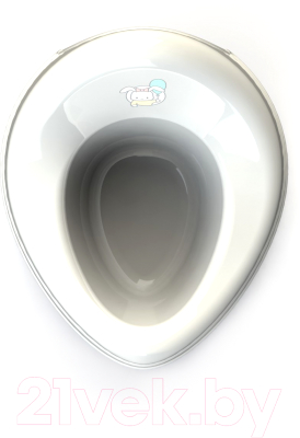 Детский горшок Kidwick Ракушка / KW030102 (белый/бирюзовый)