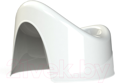 Детский горшок Kidwick Ракушка / KW030102 (белый/бирюзовый)