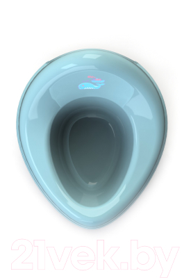 Детский горшок Kidwick Ракушка / KW030202 (голубой/белый)