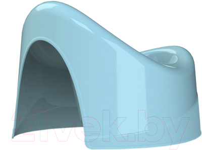 Детский горшок Kidwick Ракушка / KW030202 (голубой/белый)
