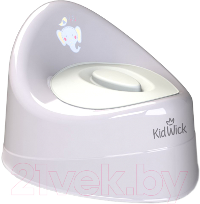 Детский горшок Kidwick Ракушка / KW030402 (серый/белый) - фото