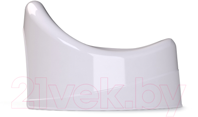 Детский горшок Kidwick Ракушка / KW030402 (серый/белый)