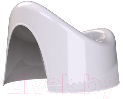 Детский горшок Kidwick Ракушка / KW030402 (серый/белый)