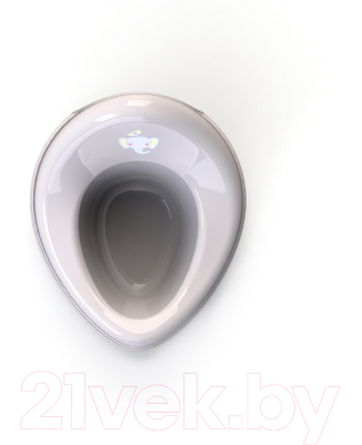 Детский горшок Kidwick Ракушка / KW030402 (серый/белый)