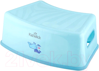 Табурет-подставка Kidwick Тигр / KW180204 (голубой/темно-голубой) - фото