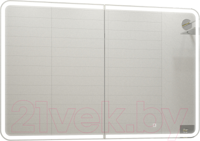 Шкаф с зеркалом для ванной Континент Avenue Led 120х80 - фото