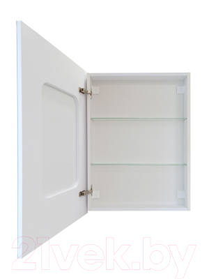 Шкаф с зеркалом для ванной Континент Allure Led 60х80 L