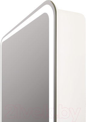 Шкаф с зеркалом для ванной Континент Elliott Led 60х80 L