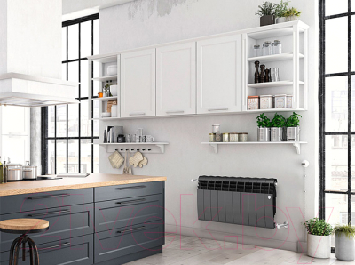 Радиатор биметаллический Royal Thermo Noir Sable 350 (11 секций)