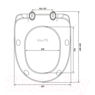 Сиденье для унитаза Berges Uno PS / 020105
