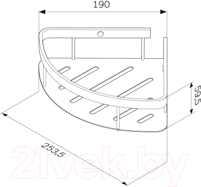 Полка для ванной AM.PM Sense L A7454100