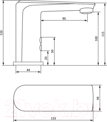 Смеситель Damixa Origin Evo 2 780290000