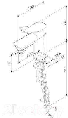 Смеситель AM.PM X-Joy F85A02122