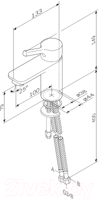 Смеситель AM.PM X-Joy F85B10000