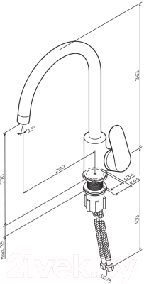 Смеситель AM.PM Like F8007133