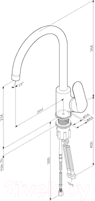 Смеситель AM.PM Like F8007700