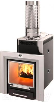 Печь-каменка Теплодар Сибирь-Панорама 20 ЛРК (без дверцы) - фото