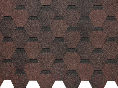 Черепица Docke Pie Eurasia Шестигранник Коричневый - фото