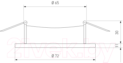 Точечный светильник Elektrostandard 111 MR16 (черный)
