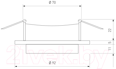 Точечный светильник Elektrostandard 113 MR16