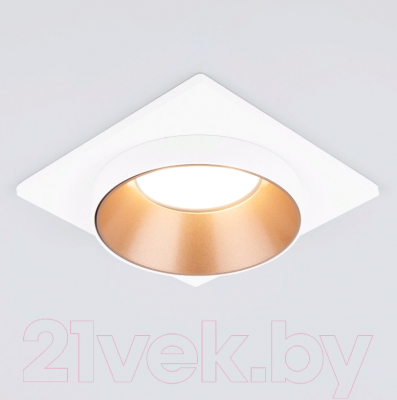 Точечный светильник Elektrostandard 116 MR16 (золото/белый) - фото