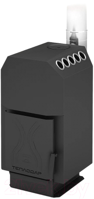 Печь отопительная Теплодар ТОП 140 (со стальной дверцей) - фото