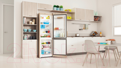 Холодильник с морозильником Indesit ITR 4180 E