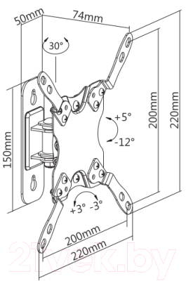Кронштейн для телевизора Ultramounts UM 862