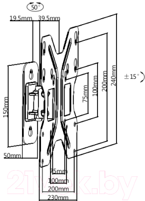Кронштейн для телевизора Ultramounts UM 863